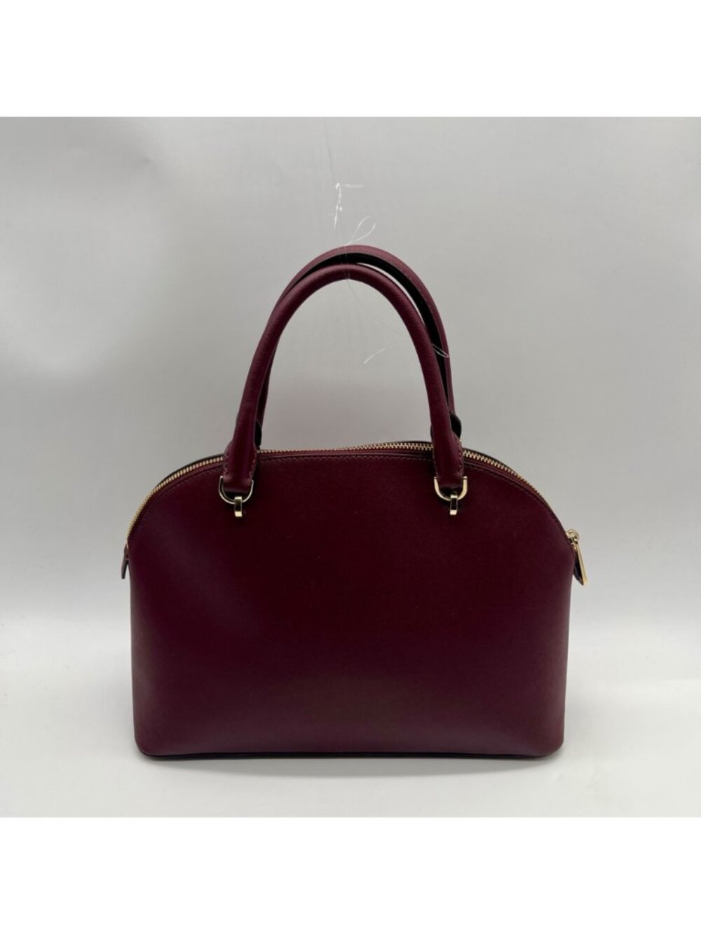 Michael Kors Burgundy Leather Handbag - Picture 2 of 11